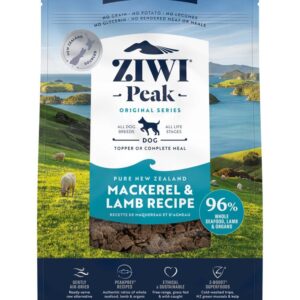 ZIWI Peak Air Dried Dog Food Mackerel & Lamb Recipe