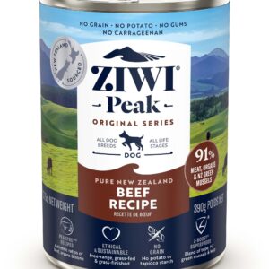 ZIWI Peak Beef Recipe Canned Dog Food – 390g