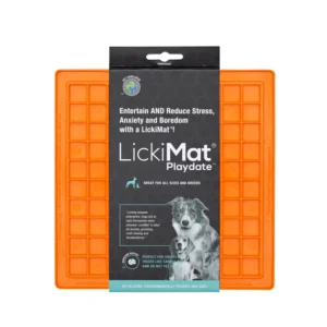 Lickimat Dog Classic Playdate Orange