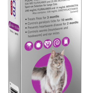 BRAVECTO Plus Spot On For Cats Purple 1 pack