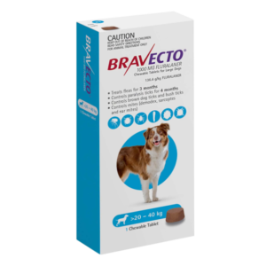 BRAVECTO Chews for Large Dog Blue 20-40kg