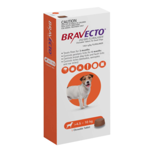 BRAVECTO Chews For Small Dog Orange 4.5-10kg