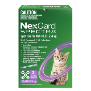 Nexgard SPECTRA Spot On For Small Cats And Kittens Purple