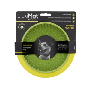 LICKIMAT DOG WOBBLE GREEN