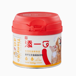 添一口 冻干三文鱼银鱼肉松 100g/罐 Tian Yi Kou Freeze-Dried Salmon & Silverfish Meat Floss (100g)