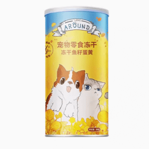 爱立方罐装鱼籽蛋黄冻干80g  love around Freeze-Dried Fish Roe & Egg Yolk (80g)