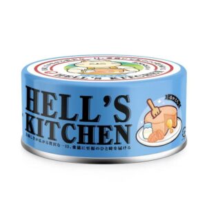 地狱厨房-流心主食罐（鱼肉鲜乳） Hell’s Kitchen Molten Core Complete Cat Food – Fish & Egg Yolk 80g