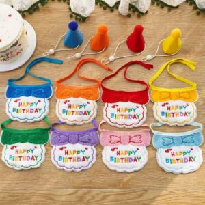 Happy Birthday Bib Collar for Cats – Multiple Colours