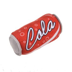 Cola Can Plush Squeaky Toy for Dogs
