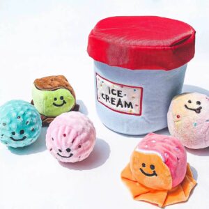 Ice Cream Bucket Plush Toy Set – Multi-Scoop Edition