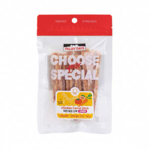 PM鸡肉胡萝卜切片  Palmy Days Chicken Carrot Stick – Hard Chew (90g)