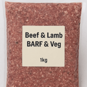 Beef, Lamb Barf & Veg 1kg