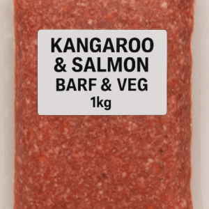 Kangaroo, Salmon Barf & Veg 1kg