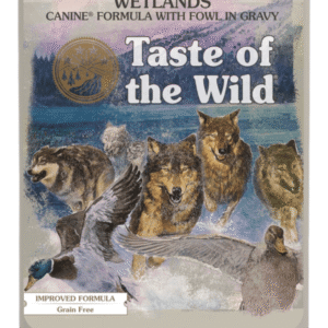 Taste of the Wild Wetlands Canine Formula with Fowl in Gravy for Dogs Can 390g