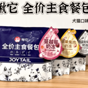 JoyTail 啾它 全价主食犬用餐包(苹果兔肉奶冻) Apple & Rabbit Milk Jelly Dog Meal Pack 80g
