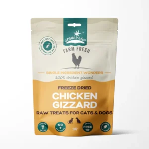 Nature Island  Freeze Dried Chicken Gizzard Raw treats