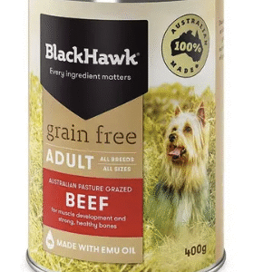 Black Hawk Grain Free Beef Wet Dog Food – 400 g