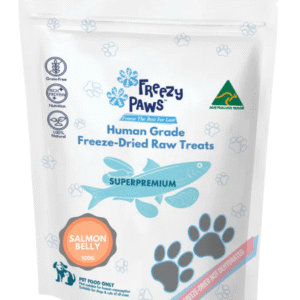 Freezy Paws Freeze-Dried Salmon Bellies Treats – 100g