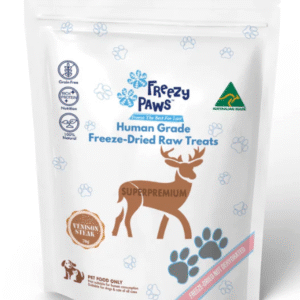 Freezy Paws Venison Steak Raw Treats for Cats & Dogs – 70g