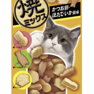 CIAO Soft Bits Mix – Chicken Fillet with Tuna & Dried Bonito Scallop Flavor 25g