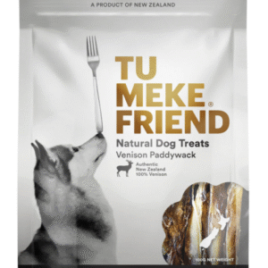 TU MEKE FRIEND Air-Dried Dog Treats – Venison Paddywack 100g