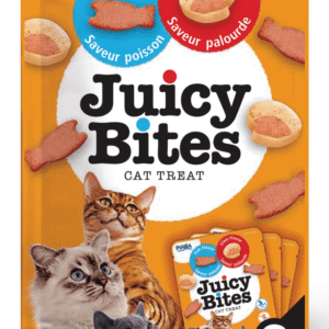 INABA Cat Juicy Bites – Fish & Clam 34g