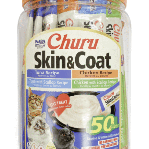 INABA Cat Churu Skin & Coat Varieties – 50 Pack