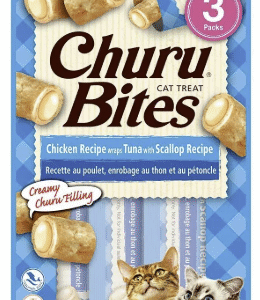 NABA Cat Churu Bites – Chicken Wraps with Tuna & Scallop 30g