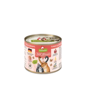 GranataPet DeliCATessen Cat Wet Food- Turkey & Shrimps 200g