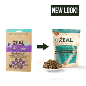 ZEAL FREE RANGE NATURALS HOKI FISH SKINS 125G