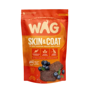 WAG KANGAROO JERKY SKIN & COAT 10PC