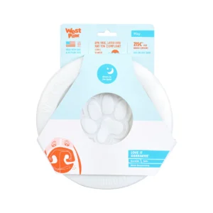 WEST PAW ZISC FLYING FETCH TOY - LARGE - GLOW IN  THE DARK