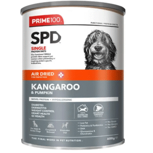 PRIME100 SPD  Air Dried Kangaroo & Pumpkin Adult Dog Food 600g