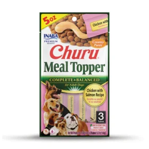 INABA Dog Churu Meal Topper Chicken with Salmon Recipe