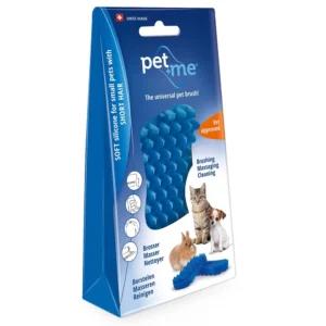 PET & ME BRUSH BLUE SMALL DOG & CAT SHORT HAIR