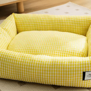 All-Season Washable Dog Bed with Removable Cover