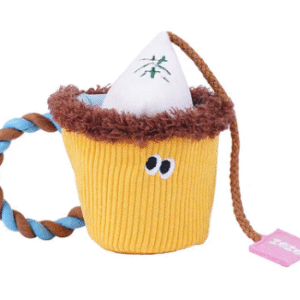 ZEZE Coffee Cup Plush Toy for Pets