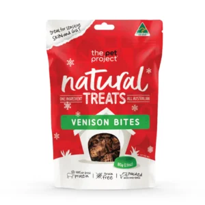 The Pet Project Christmas Venison Bites – 80g