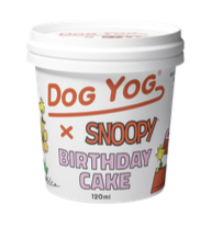 Dog Yog- Snoopy Birthday Cake 120ml