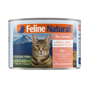Feline Natural Lamb And King Salmon Feast Grain Free All Life Stages Canned Wet Cat Food