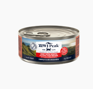 ZIWI Peak Beef and South Pacific Fish Wet Cat Food 85g x 24 Cans Grain Free High Protein