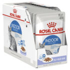 Royal Canin Indoor Sterilised In Jelly Wet Cat Food 85g x 12 for adult indoor cats